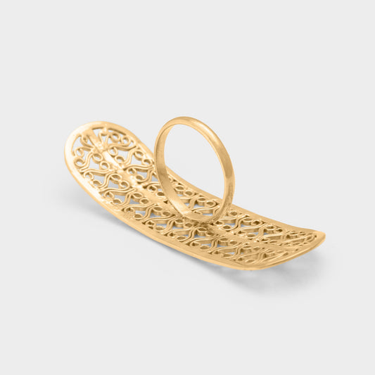 خاتم طوق الذهبي ذهب عيار 21