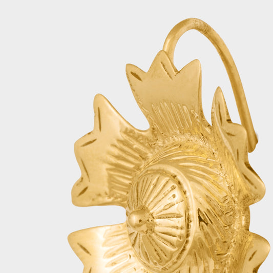 حلق المكحلة ذهب عيار 21