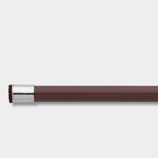 عصا رزن بني مطعمة بالفضة