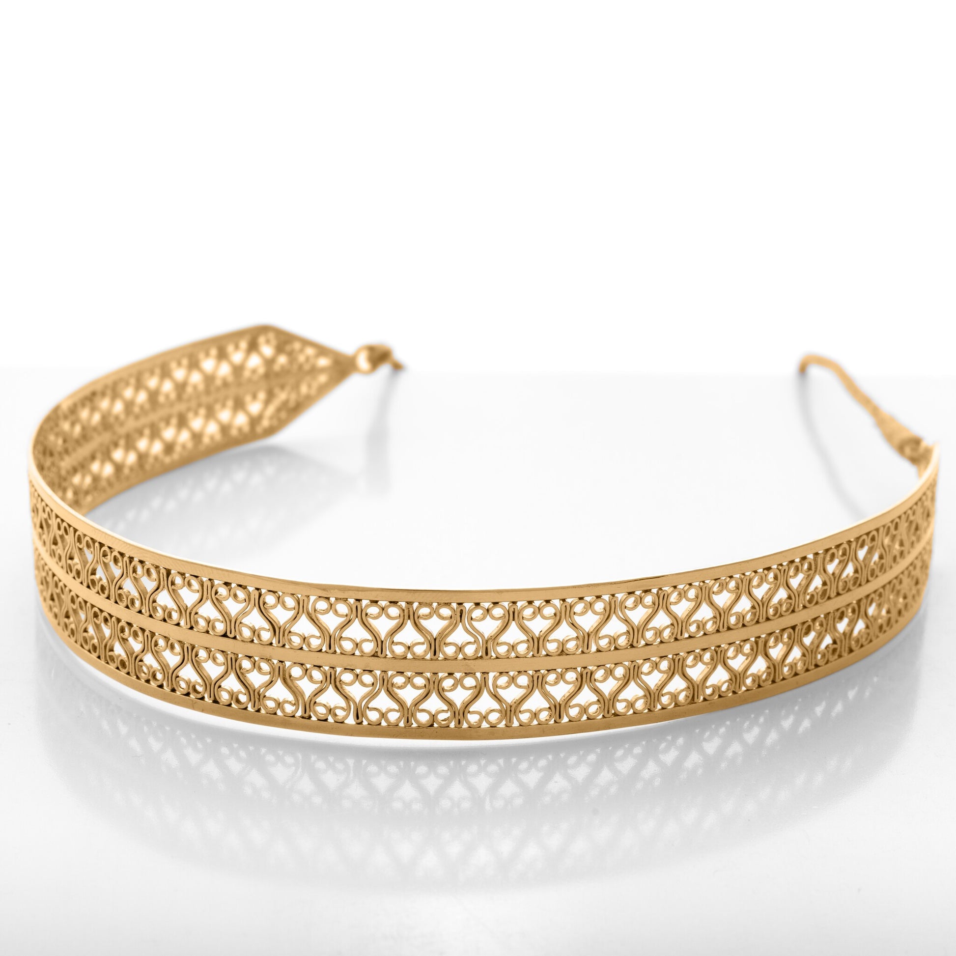 مزنط طوق الذهبي ذهب عيار 21