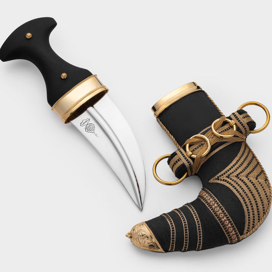 خنجر حنيش بمقبض أسود إصدار رقم 1