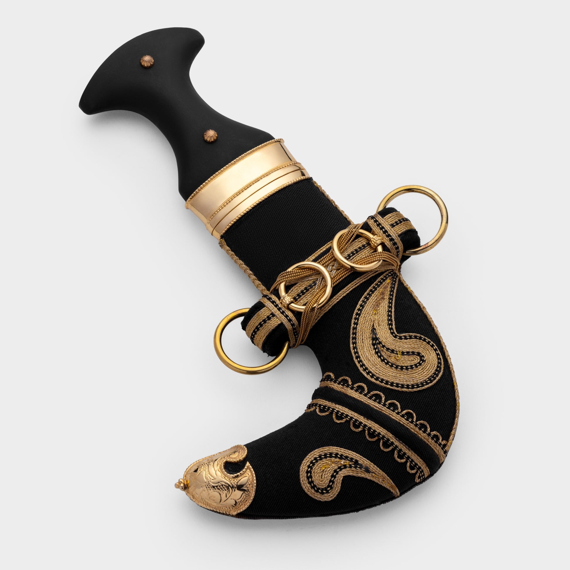 خنجر حنيش بمقبض أسود إصدار رقم 2