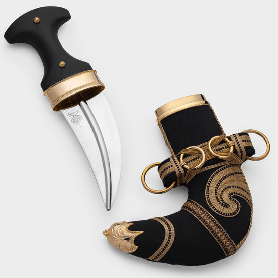 خنجر حنيش بمقبض أسود إصدار رقم 3