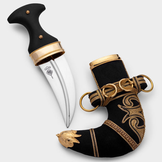 خنجر حنيش بمقبض أسود إصدار رقم 5