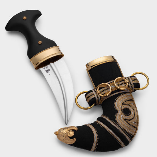 خنجر حنيش بمقبض أسود إصدار رقم 7