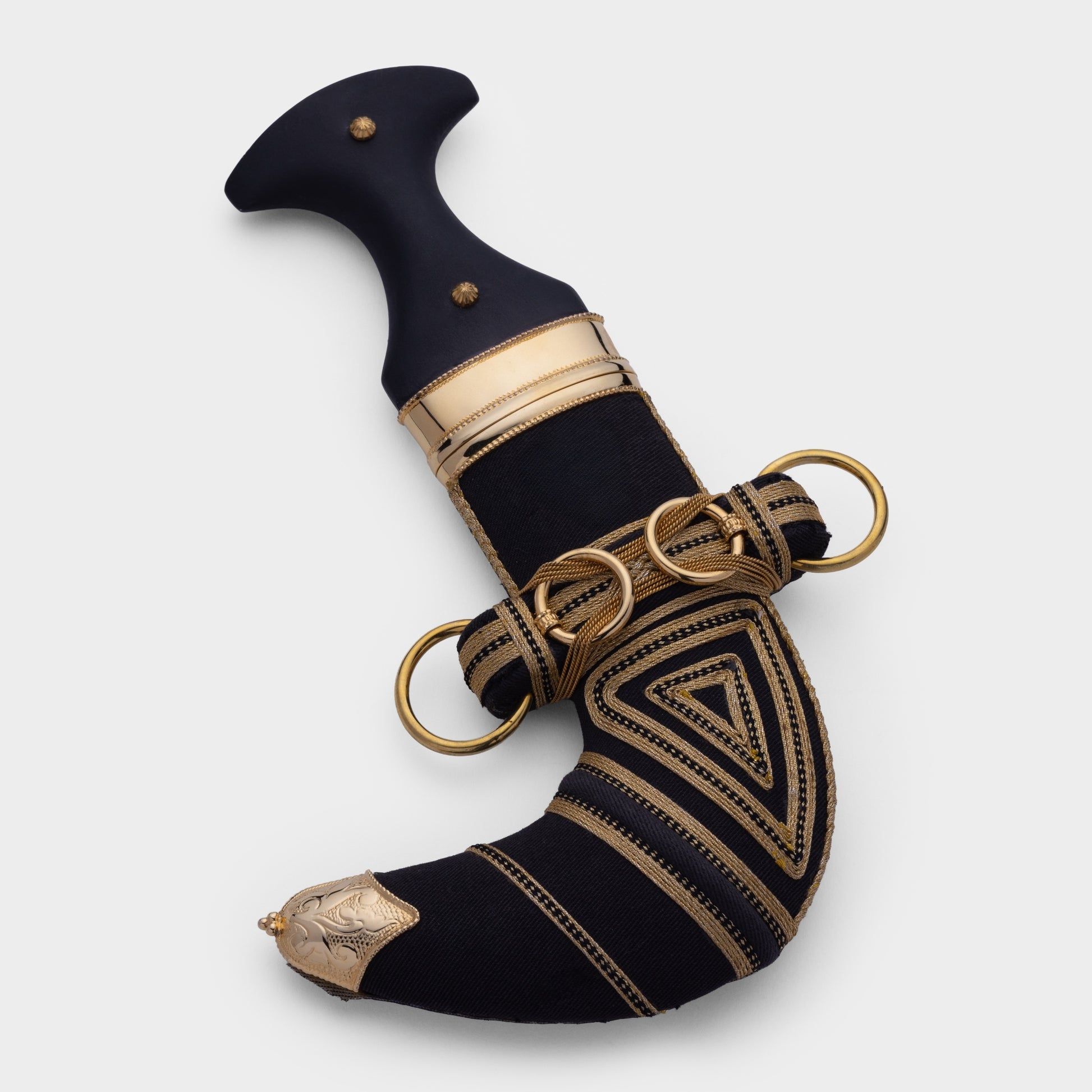 خنجر حنيش بمقبض أسود إصدار رقم 9