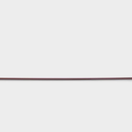 عصا رزن بني مطعمة بالفضة