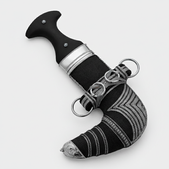 خنجر حنيش بمقبض أسود إصدار رقم 1