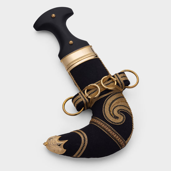 خنجر حنيش بمقبض أسود إصدار رقم 3