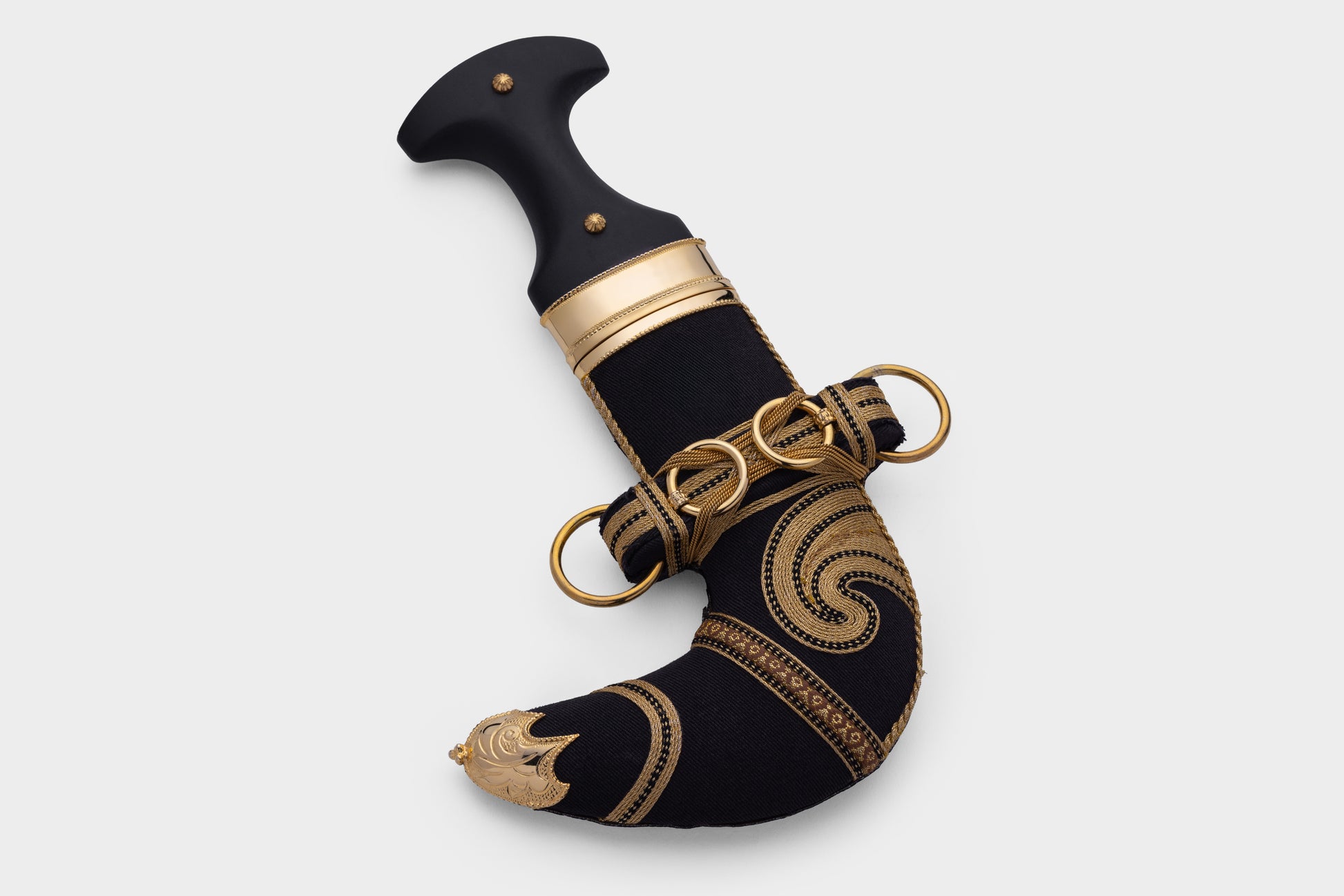 خنجر حنيش بمقبض أسود إصدار رقم 3