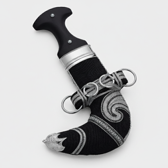 خنجر حنيش بمقبض أسود إصدار رقم 3