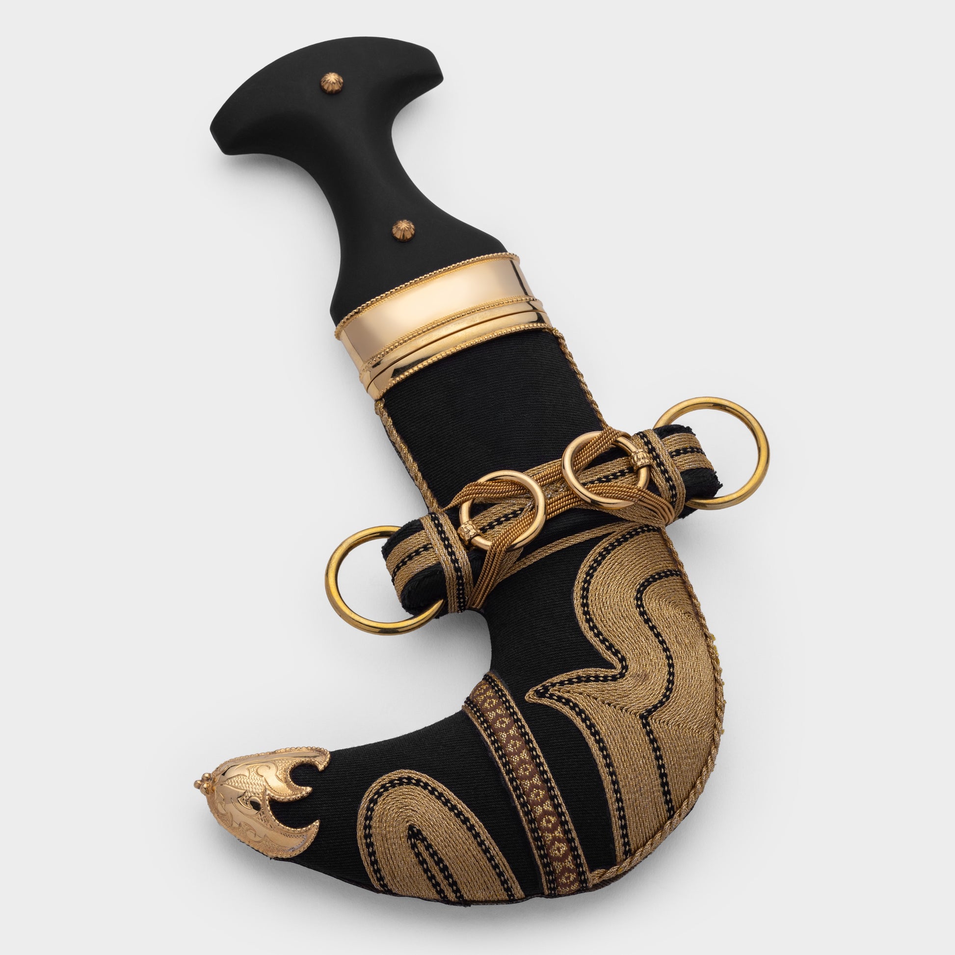 خنجر حنيش بمقبض أسود إصدار رقم 4