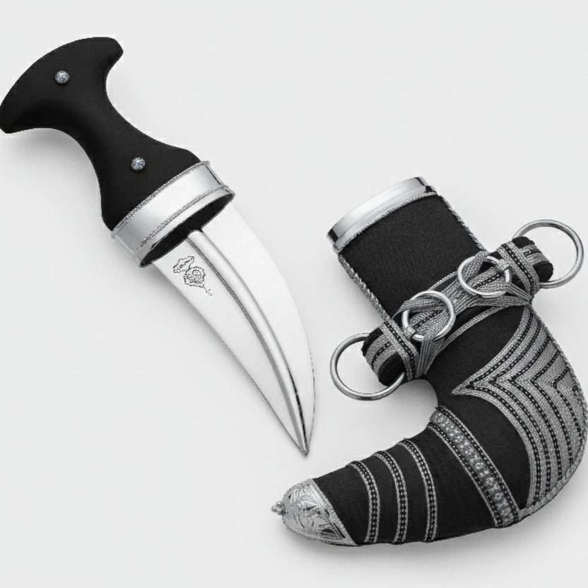 خنجر حنيش بمقبض أسود إصدار رقم 1