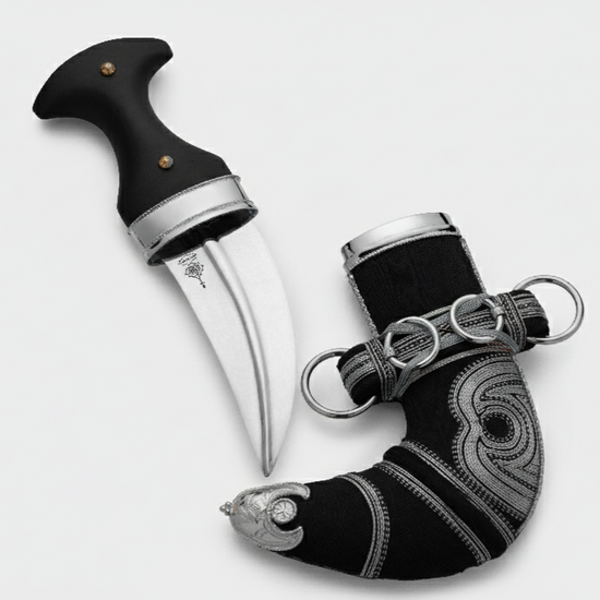 خنجر حنيش بمقبض أسود إصدار رقم 7