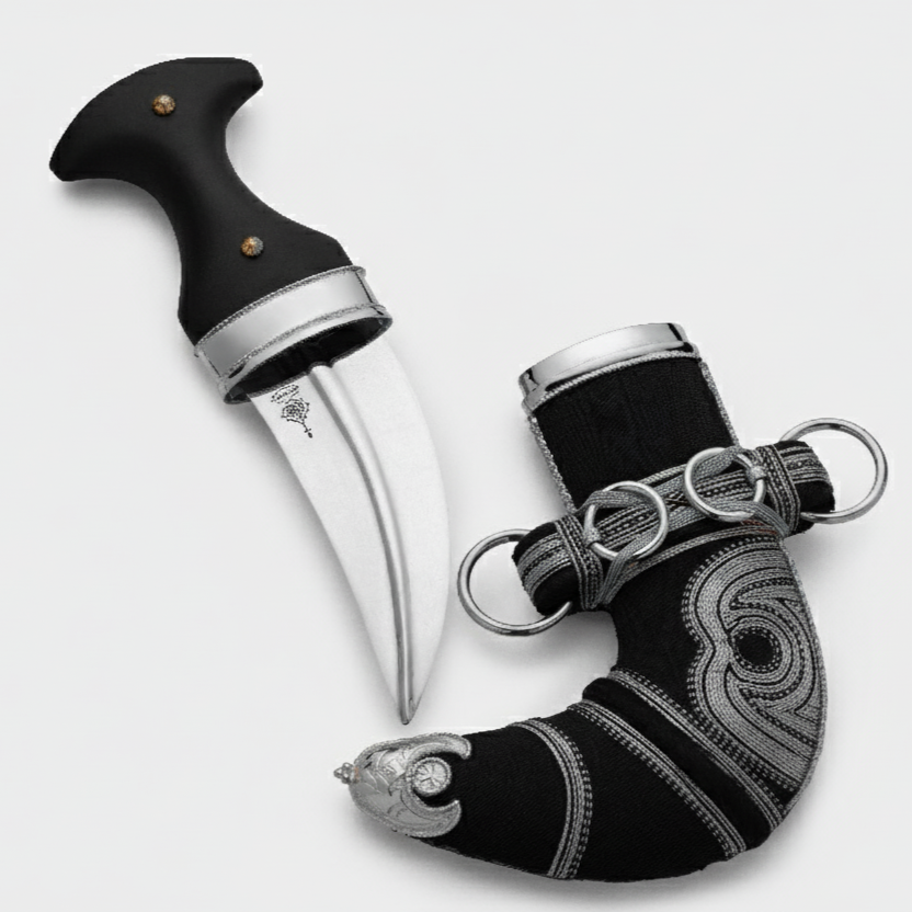 خنجر حنيش بمقبض أسود إصدار رقم 7