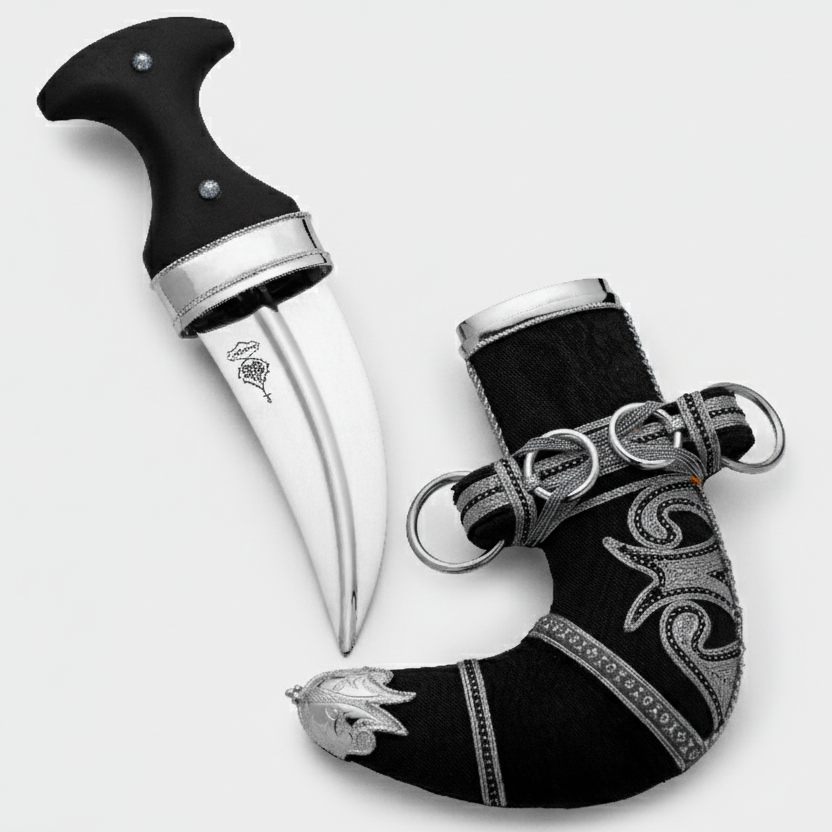 خنجر حنيش بمقبض أسود إصدار رقم 5