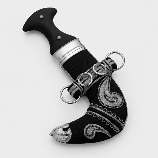 خنجر حنيش بمقبض أسود إصدار رقم 2