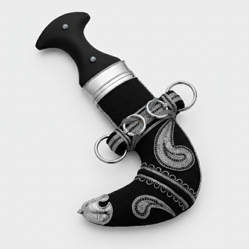 خنجر حنيش بمقبض أسود إصدار رقم 2