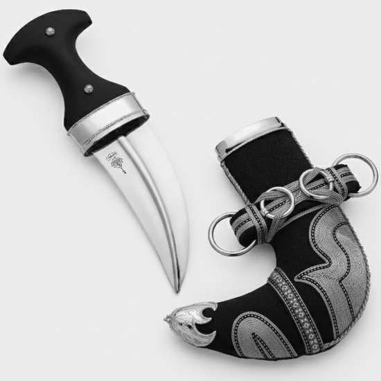 خنجر حنيش بمقبض أسود إصدار رقم 4