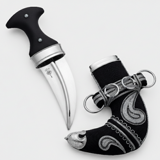 خنجر حنيش بمقبض أسود إصدار رقم 2