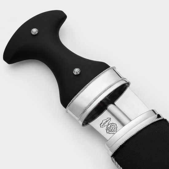 خنجر حنيش بمقبض أسود إصدار رقم 7