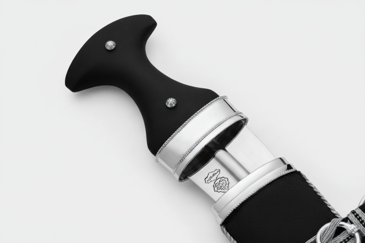 خنجر حنيش بمقبض أسود إصدار رقم 1