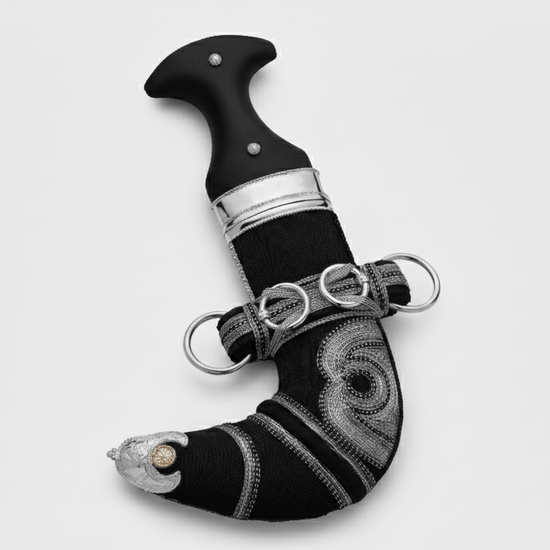 خنجر حنيش بمقبض أسود إصدار رقم 7