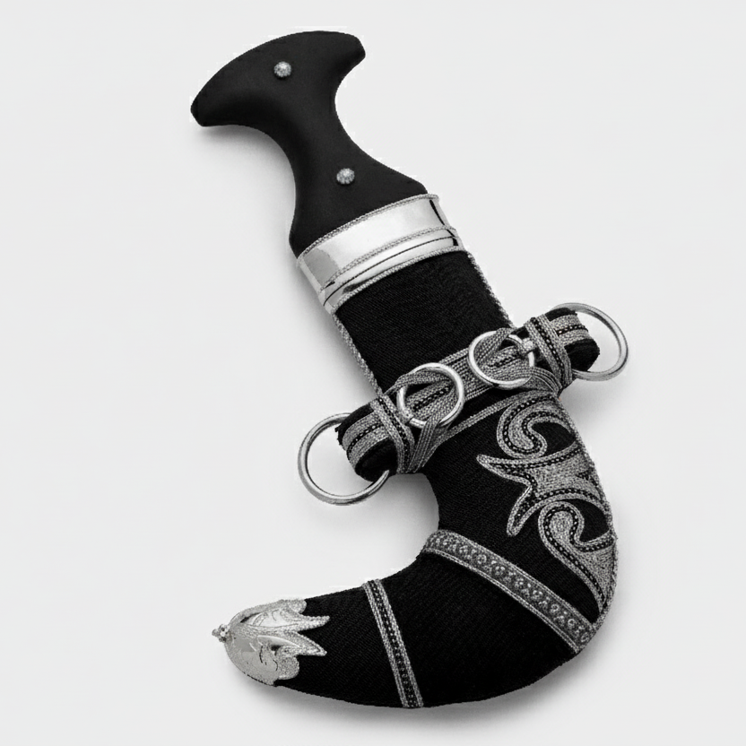 خنجر حنيش بمقبض أسود إصدار رقم 5