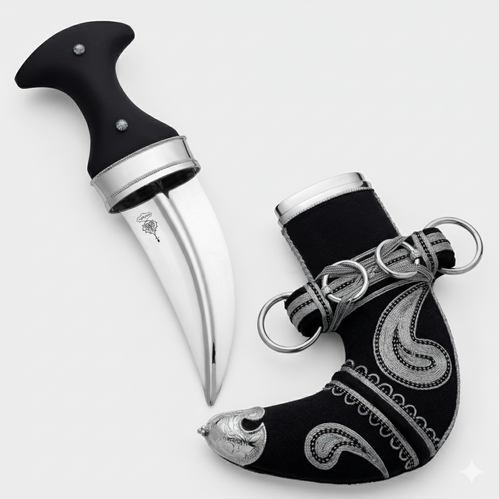 خنجر حنيش بمقبض أسود إصدار رقم 3