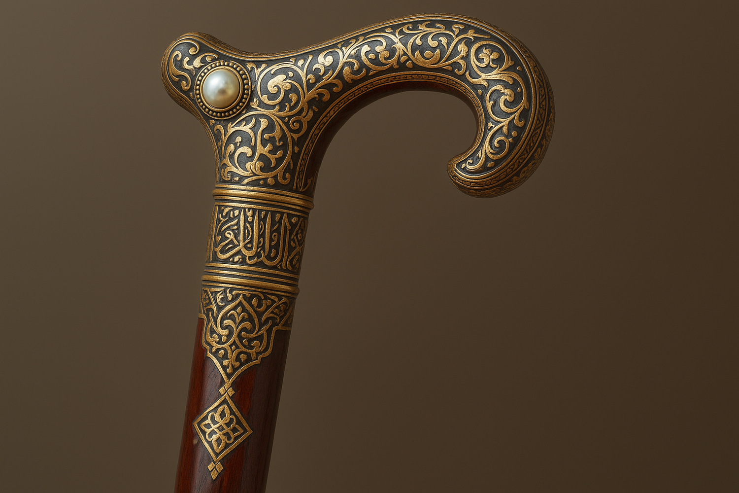 arabian decorated cane
